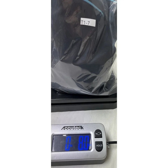 Vtg Byer Too! Halter Dress Sz M Y2K Drop Waist Handkerchief Hem Black Blue Trim - Picture 7 of 7